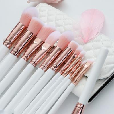 China Angular Blush Hot Selling Professional Brochas De Maquillaje Profesional Professional Makeup Brush Set for sale