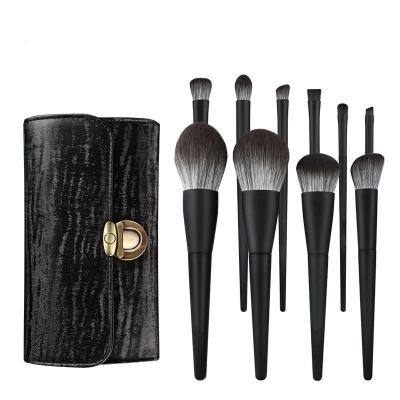 China Angular Blush Natural Makeup Brushes Wholesale Bling Makeup Brushes Custom Vegan Makeup Brush Set for sale