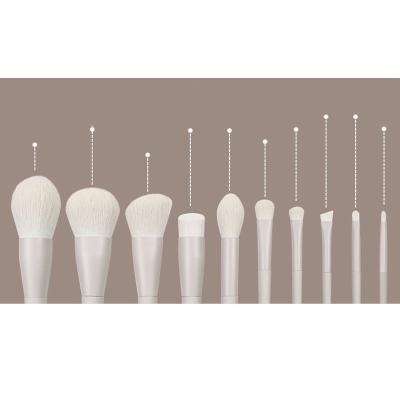 China Angular Blush Beauty Use 10 Pcs High Quality 2022 Private Label Profesional Makeup Brush Cosmetic Set for sale