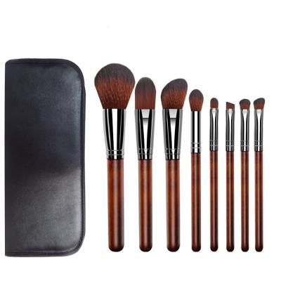 China Angular Blush 8pcs Bling Professional Makeup Brush Set Private Label Makeup Brushes for sale