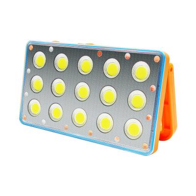 China 150W Solar emergency outdoor led parking lot flood light portable LED light outdoor camping disaster relief for sale