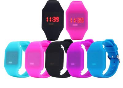 China Children's Silicone watch kids gift bracelet fruit macaron electronic custom OEM logo sign cartoon watch for sale