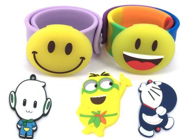 China Silicone miscellaneous items custom PVC tide brand cartoon luggage tag bracelet for sale