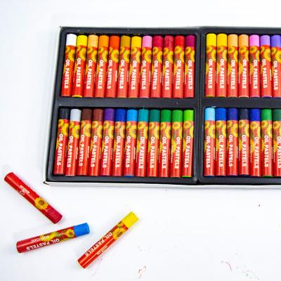 China Good Quality Professional INTERIOR Art Drawing Price Outlet BOX TRAY+COLOR Oil Pastel Set 48 for sale