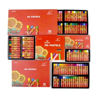 China TRAY+COLOR INSIDE BOX Studio Professional Artist Soft Oil Pastels Set for Artists, Beginners, Students, Children for sale