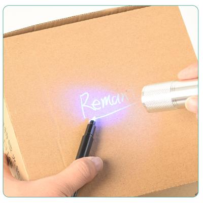 China Magic Spy Pen Invisible Ink Pen With UV Light Reactive Blacklight Ink Reactive Invisible UV Marker Ultraviolet Pen UV Marker for sale