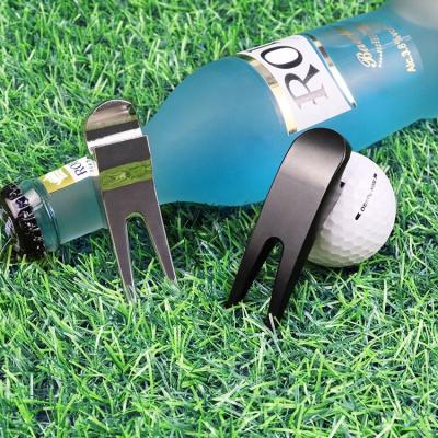 China Used In Golf Sports LongYi New Arrival Loose Metal Golf Balls Golf Pitch Repair Tool Fork for sale