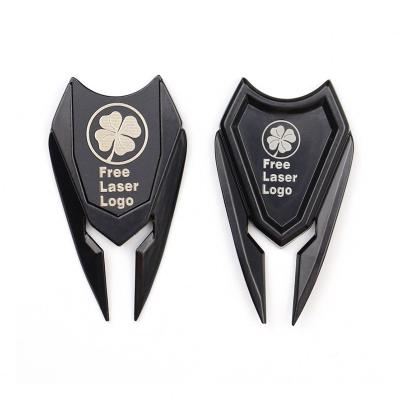 China Low price sale golf divot tool clod repair yard fork ball zinc alloy brand for sale