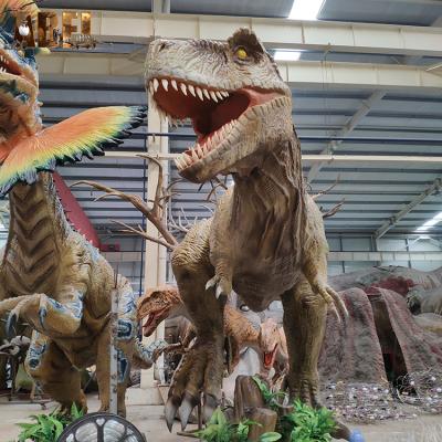 China Handmade model amusement park ride carousel on car dinosaur animatronic ride for rent and sale for sale