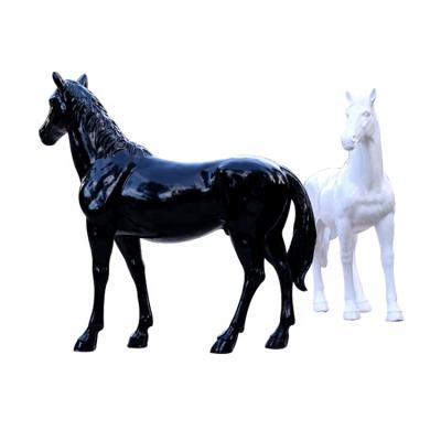 China Customized Science Exhibition Horse Sculpture Life Size Decorative Fiberglass Horse for sale