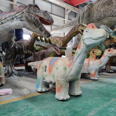 China Amusement Park Theme/Amusement Park Ride Kids Ride Coin Operated Mini Car Ride Animatronic Dinosaur Kiddie Car for sale