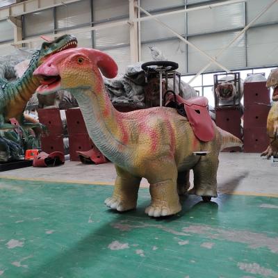 China Theme Park ABEL Dinosaur Ride Cars Kids Walking And Riding Dinosaurs for sale