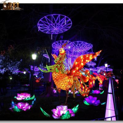 China Theme/Christmas Halloween Thx amusement park giving handmade display and new year lights lantern festival display for sale