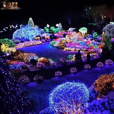 China Amusement Park Christmas Halloween Theme / Christmas Thx Giving Holiday Lantern Festival Holiday Decoration Lights Lanterns Show for sale