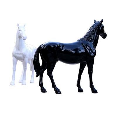 China Decorative Life Size Science Exhibit Abel Fiberglass Horse For Sale for sale