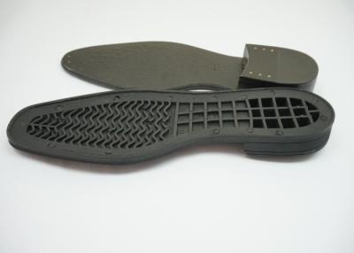 China Texture Heel Black TR Sole Material , Footwear Sole For Men Shoe Making for sale