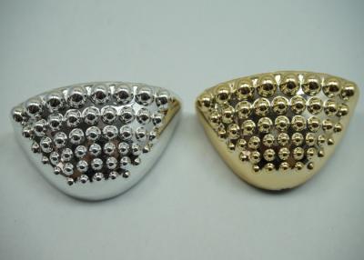 China Durable Golden / Plated Silver Toe Cap Round Shape Footwear Accessories for sale