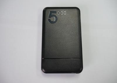 China Lightweight Black Power Bank Rechargeable Portable Power Bank Battery for sale