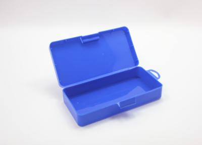 China PP School Stationery Plastic Pencil Box / Cases , Pencil Packaging Box With Button Lock for sale