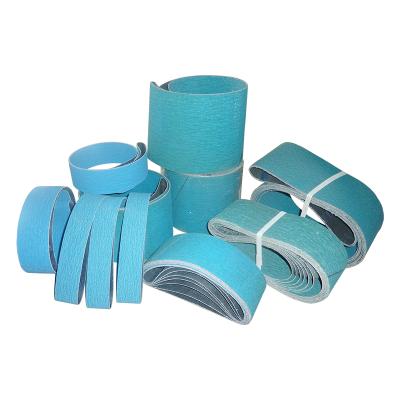 China Mainly used for fine zirconia cloth heavy grinding abrasive sanding belt TZ673Y for steel for sale