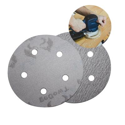 China Professional Paint Alumina Grit Electro Polish Coated Hook and Loop Backing A2 Abrasive Sanding Disc for sale