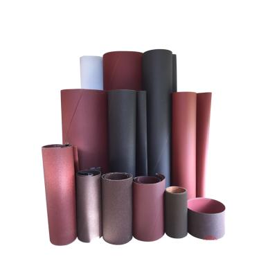 China Used for polishing aluminum oxide abrasive cloth wood roll for grinding and polishing wood, steel for sale