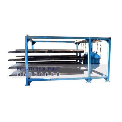 China Gravity Seprator Gandong Mining Equipment Gravity Separator Gold Multideck Shaking Table for sale