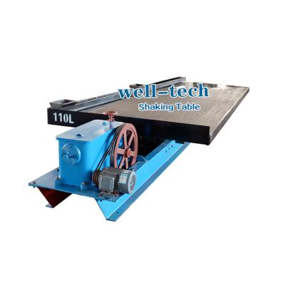 China Mineral processing gold recovery shaking table lab mini shaking table for sale for sale