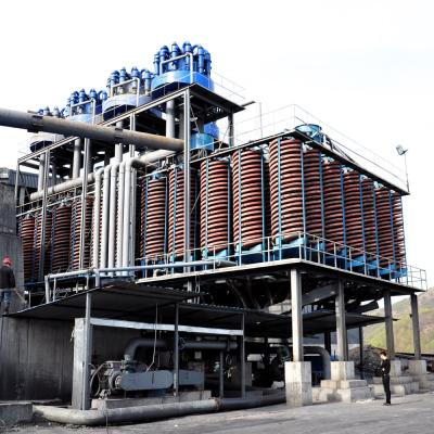 China Africa Coltan Mineral Processing Mining Processing Plant Spiral Concentrator Plant for sale