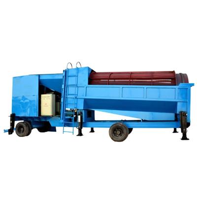 China Mobile Alluvail Ore Processing Gold Mining Separator Washing Plant for Ghana Gold Mining Company for sale