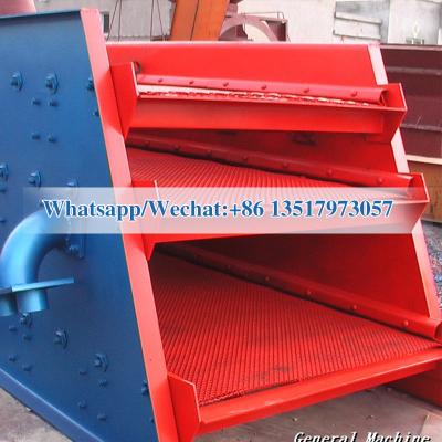 China Ore Or Coal Screening Sand Fine Compost Horizontal Vibrating Screen With Electric Motor for sale