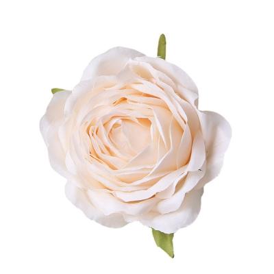 China Silk Rose Decoration Diy Flower Arrangement Arch Rose Flower Head Wedding Silk Flower Wholesale Environmental Friendly for sale