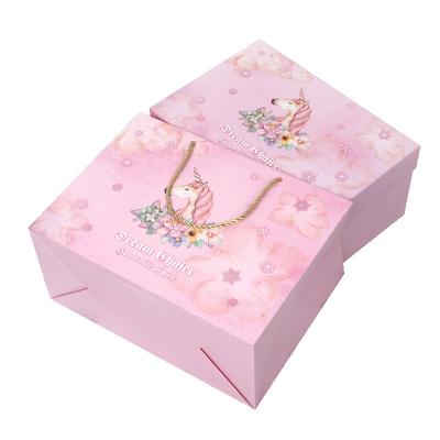 China Recycled Materials Business Gift Box Drawer Jewelry Box Ring Pendant Gift Box for sale