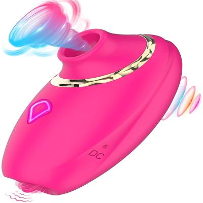 China Licking Clitoris Stimulator Clit Nipple Anal Boobs Massager China Factory Vibrator Tongue Sucking Clitoral Rose Shape Vaginal Sucking Licking Vibrators for sale