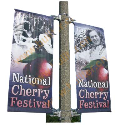 China Advertising Light Pole Sign Hanger For Pole Banner for sale