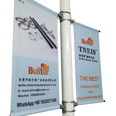 China Advertising street light post sign equipment / light pole lamp for pole banner for sale