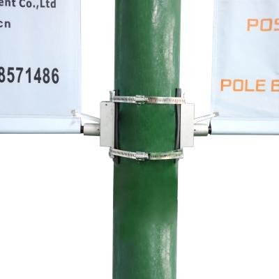 China Advertising Single Side Light Pole Advertising Banner Stand for sale