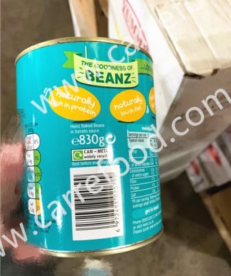 China Canned Canned White Kidney Beans Baked Beans In Canned Tomato Sauce Food for sale