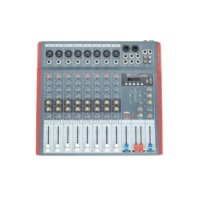 China Multifunctional Mixers Audio KF-80MP3 Professional Wholesale Professional Audio Mixer For Music Home Karaoke for sale