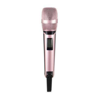 China Sound Canceling Mic Studio Wireless Professional Handheld UHF 640-860mhz NC CE/3C/ROSH Wireless UHF Microphone System High End Microphone 2; GUA for sale