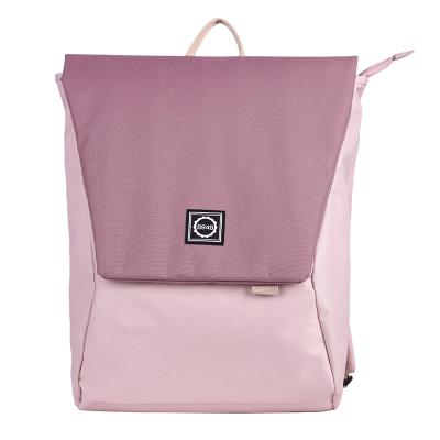 China Custom Pink Logo Backpacks Anti-theft Briefcases For Women Girls Women Padded Laptop Midlayer With Back Strap for sale