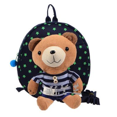 China Lightweight Kid Backpack Toddler Dayback Safety Harness with Detachable Kidney Cotton Bag Kids School Bear Toy for sale