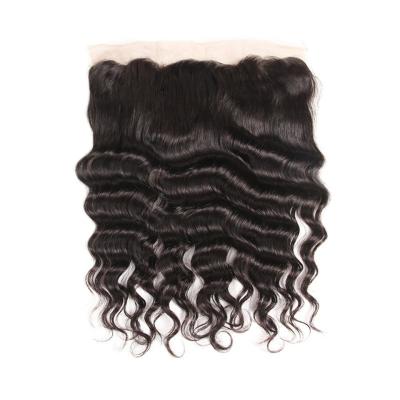 China CUTE Loose Deep Wave Loose Deep Wave Bundles With Closure Lace Up Natural Brazilian Hair Bundles, 1B Virgin Hair Bundles for sale