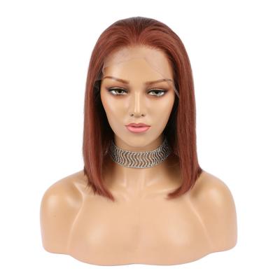 China Orange BrazilianStraight 613Blonde Bob Wigs Human Hair Lace Closure Wig Women Color Front Human Hair Wigs For Lace Bob Wig CheapColored for sale