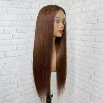 China Wholesale Cheap Human Hair Wigs 100% Brazilian Straight Cuticle Aligned Lace Closure Hair Wig for sale