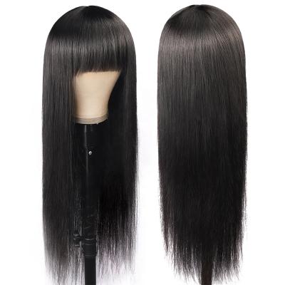 China Wholesale Straight Raw Cambodian Human Hair 150% Density Unprocessed Lace Front Wig For Black Women No Shedding for sale