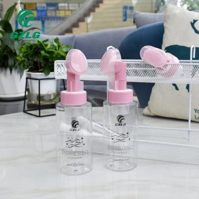 China Gzlg Eco-friendly Cosmetic Plastic Bottle Foam Pump 100ml 30Ml 300Ml 500Ml Lotion Dispenser Bottle With Pump for sale