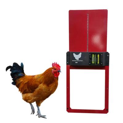 China Farms Light Sensor IP44 PP Rainproof Plastic Chicken Door Waterproof Plastic Automatic Chicken Cage For 6 Months Perception Light NC; GUA for sale