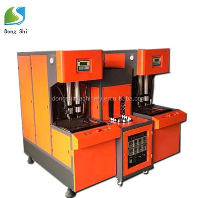 China Bottle Semi Automatic 2 Cavity Bottle Making PET Plastic Bottle Blowing Machine Price for sale