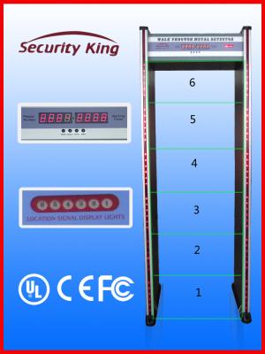 China Alarme infravermelho dobro de controle remoto da sala da luz do wirh do detector de metais do quadro de porta à venda